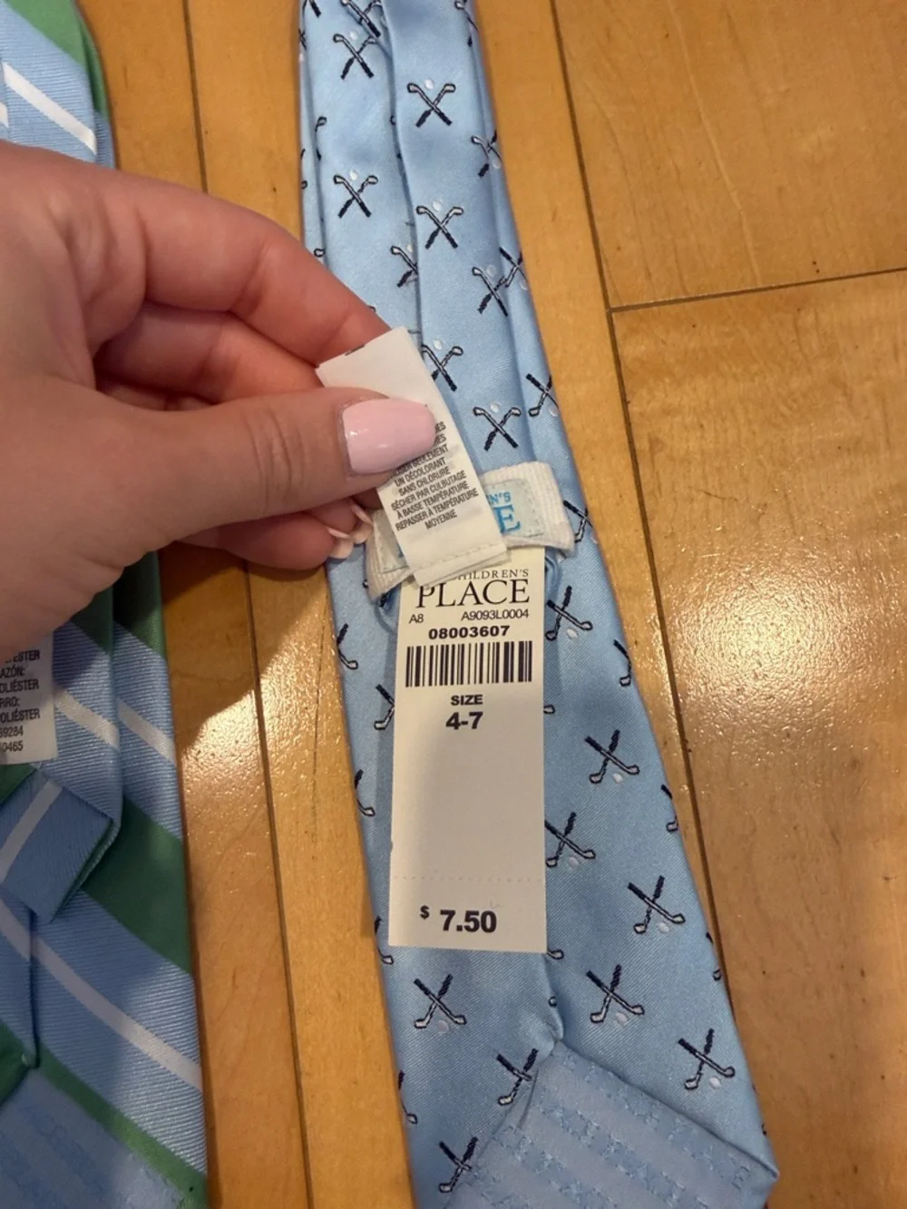 Three Boys' Pre-Tied Neckties in Blue & Green - The Children’s Place